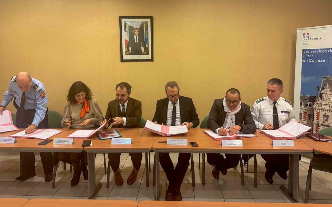 Signature de la convention de partenariat en faveur de la tranquillité et de la sécurité résidentielle