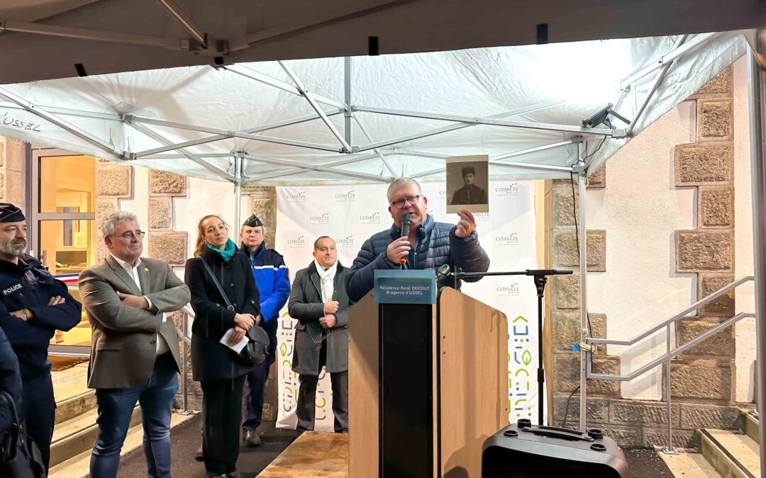 Inauguration résidence René Décout & agence Corrèze Habitat Ussel